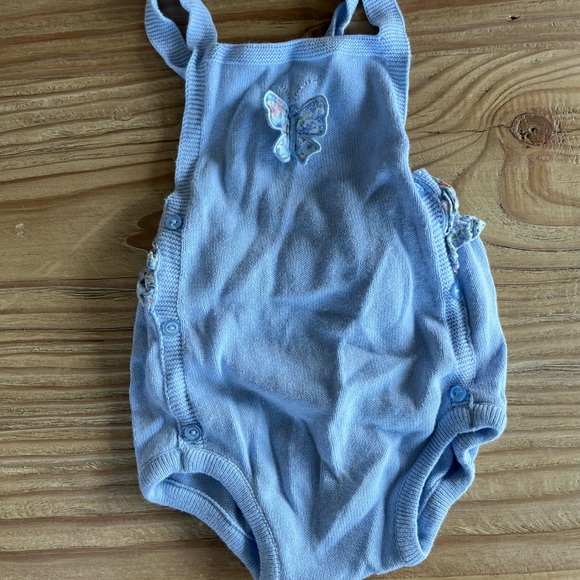 DR. KID
BLUE KNITTED DUNGAREE SHORTS 6 months - Picture 3 of 5